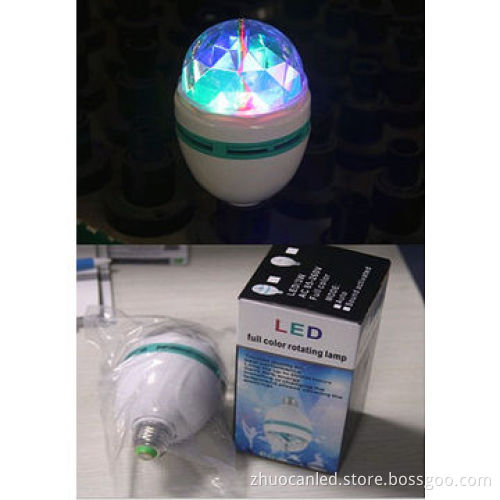 Dance Hall LED Mini Rotating RGB LampNew